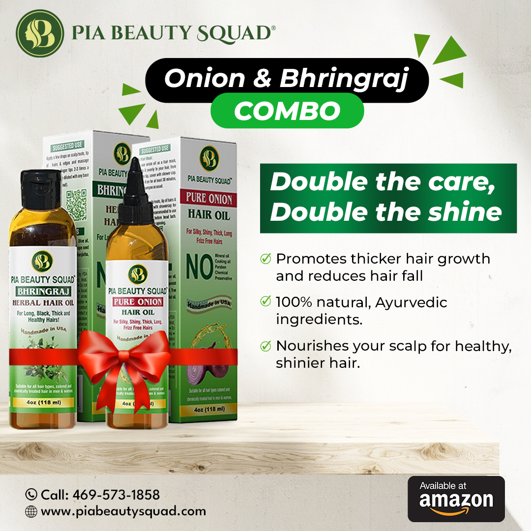 Bhringraj and Pure Onion Hair Oil Combo