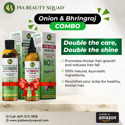 Bhringraj and Pure Onion Hair Oil Combo