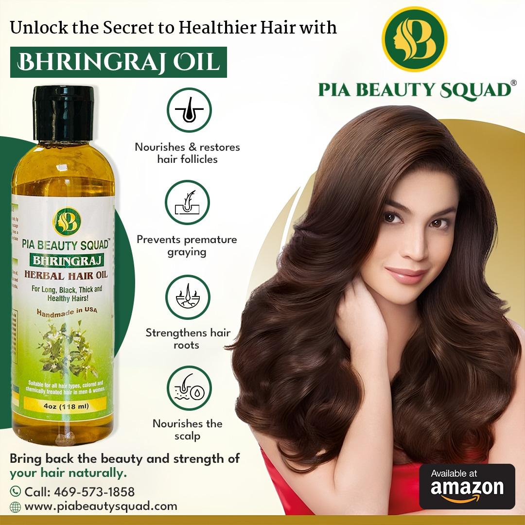 Handmade Pure Bhringraj oil for shiny hair