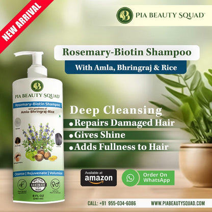 Handmade Rosemary Biotin Shampoo