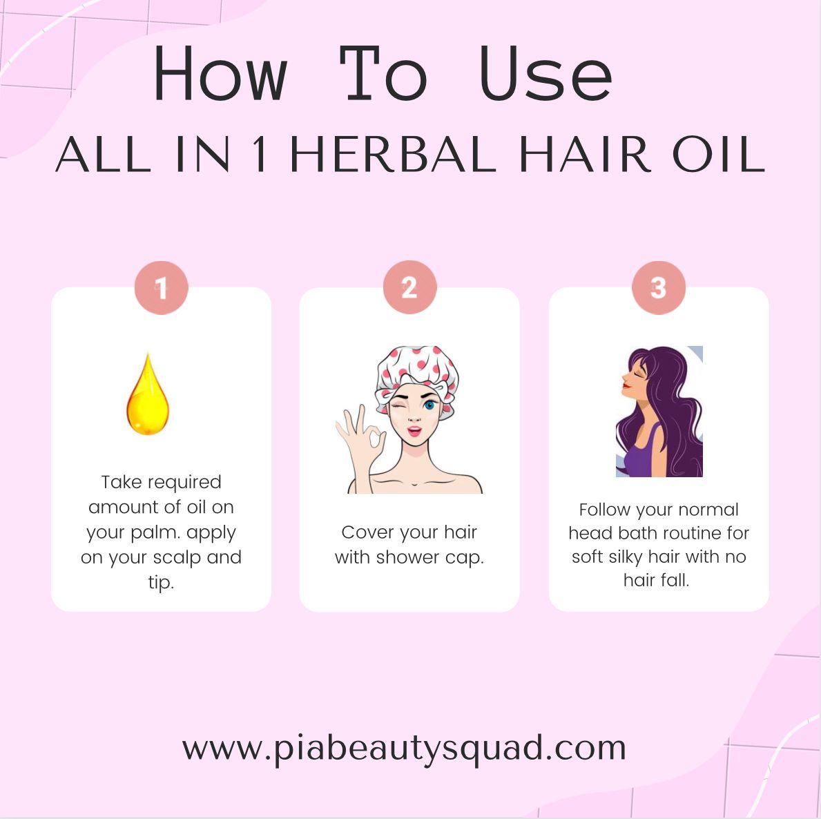 All-in-1 herbal hair oil