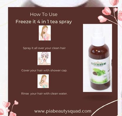 FREEZE IT 4 IN 1 TEA HAIR SPRAY