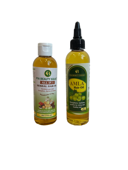 Amla Oil and All in 1 Herbal Hair Oil Combo